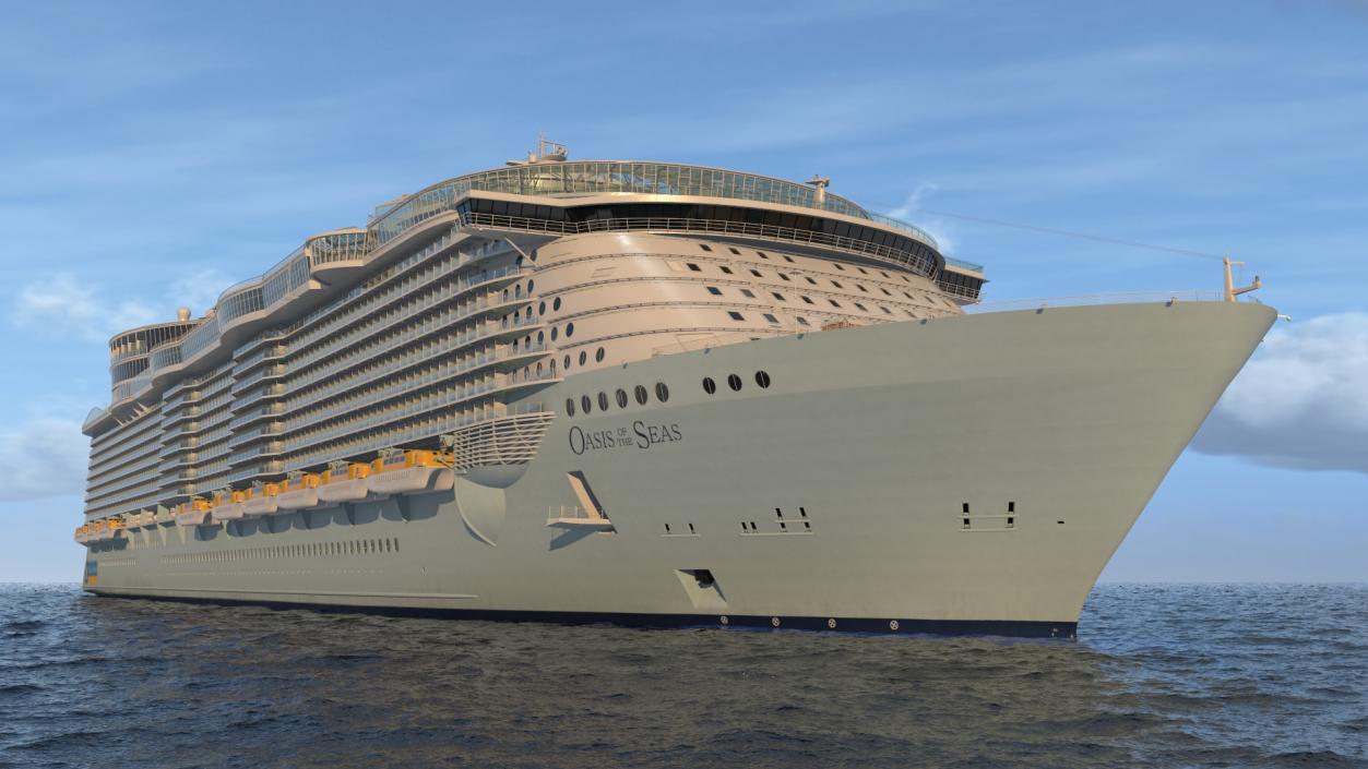 Oasis Class Cruise Ship Allure of The Seas 3D