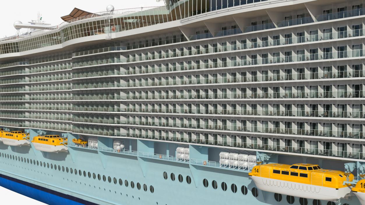 Oasis Class Cruise Ship Allure of The Seas 3D