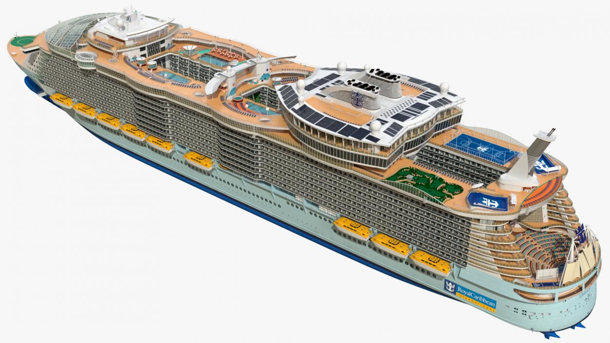 Oasis Class Cruise Ship Allure of The Seas 3D