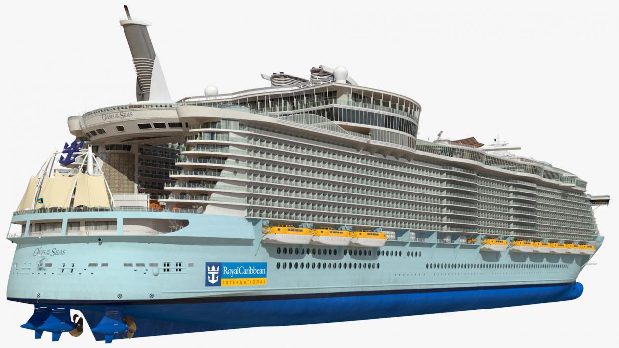 Oasis Class Cruise Ship Allure of The Seas 3D