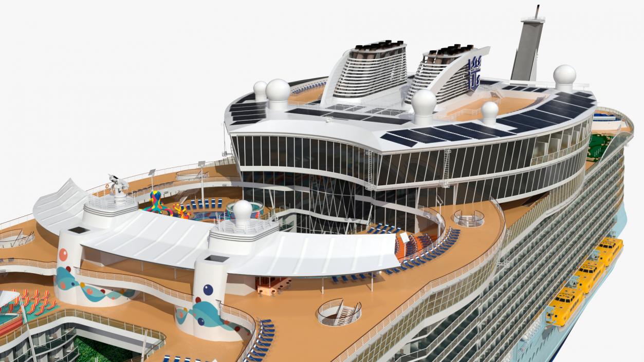 Oasis Class Cruise Ship Allure of The Seas 3D