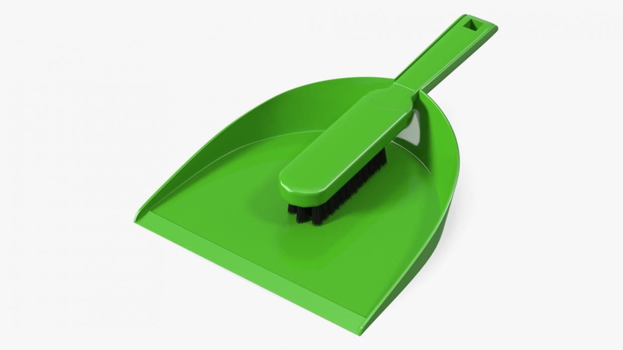 3D model Dustpan and Brush Set Fur