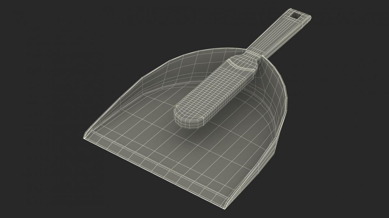 3D model Dustpan and Brush Set Fur