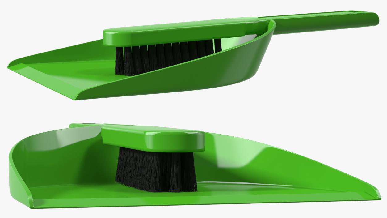 3D model Dustpan and Brush Set Fur