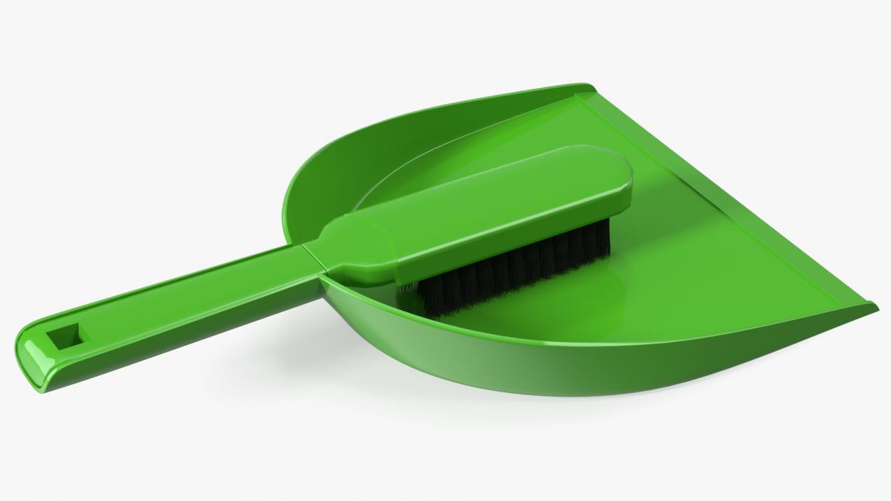 3D model Dustpan and Brush Set Fur