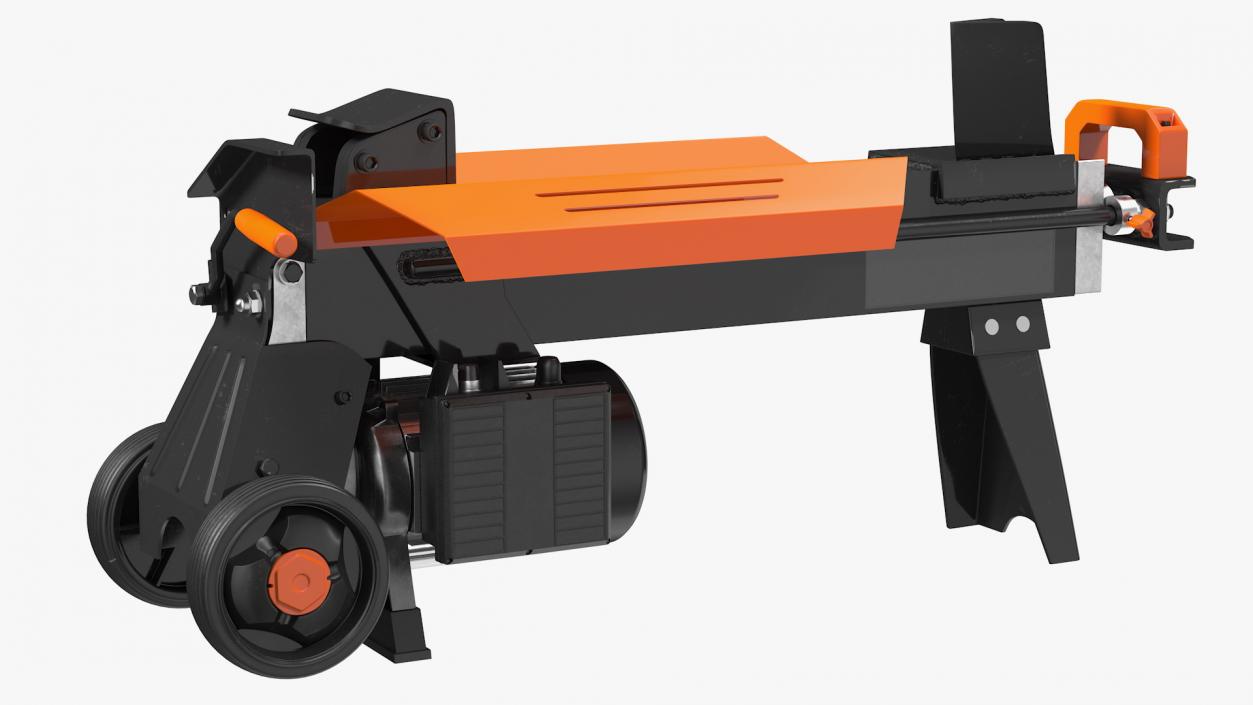 3D Log Splitter Electric Rigged model