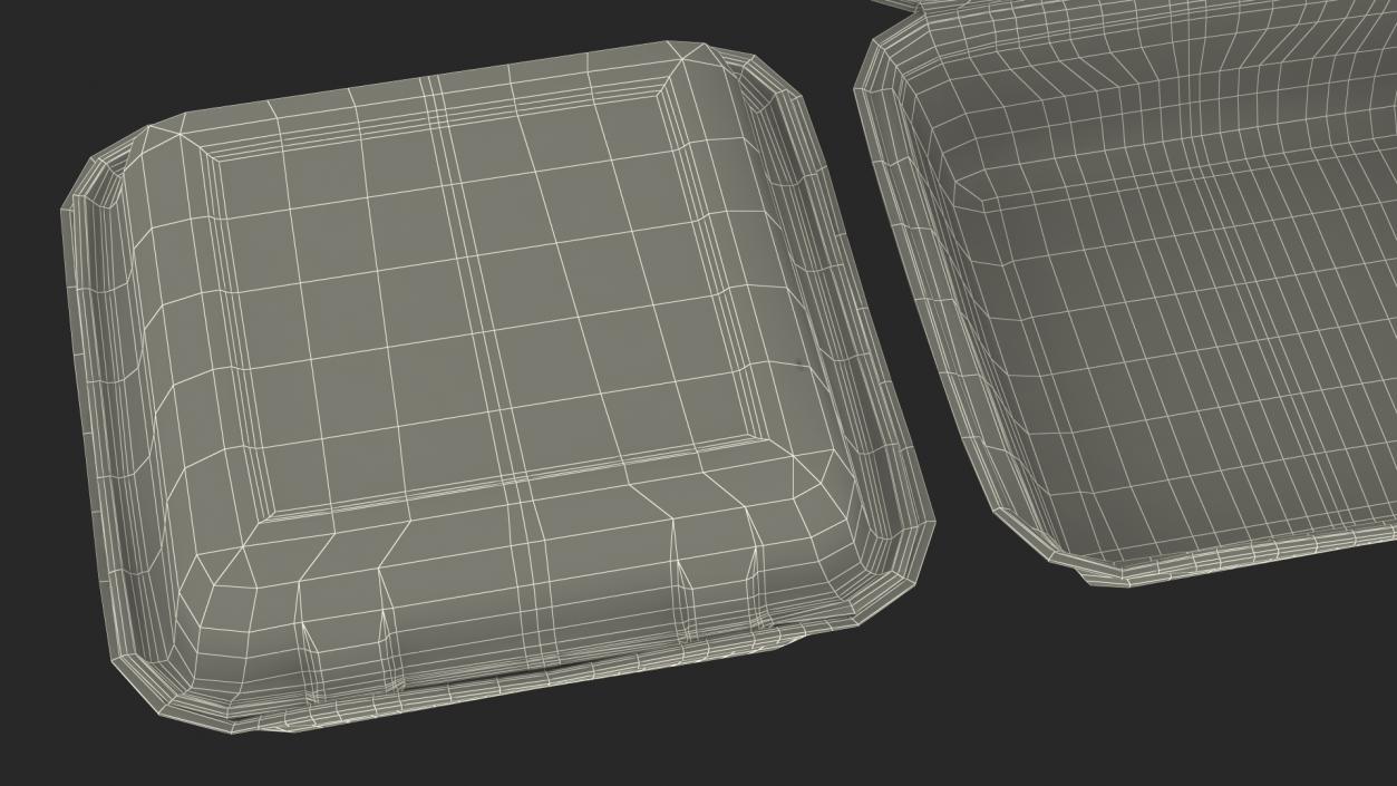 3D model Compostable Food Container Set