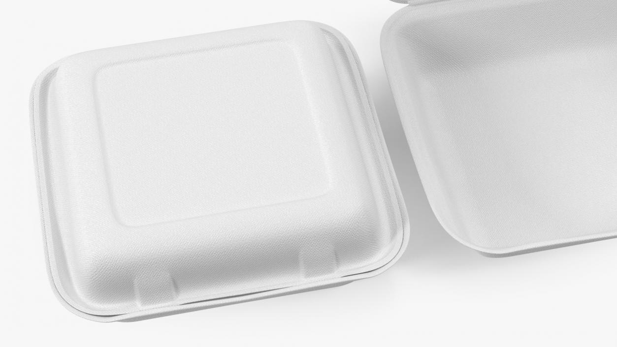 3D model Compostable Food Container Set