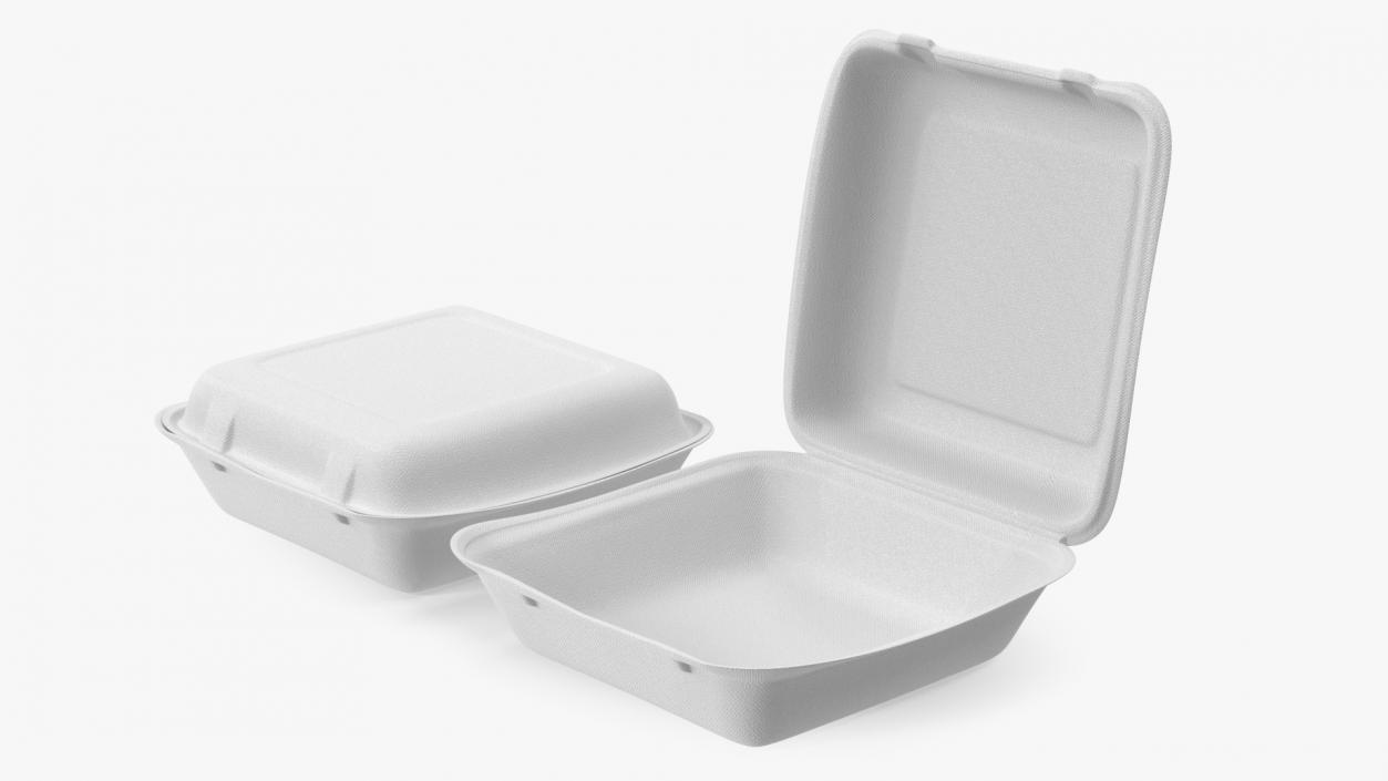 3D model Compostable Food Container Set