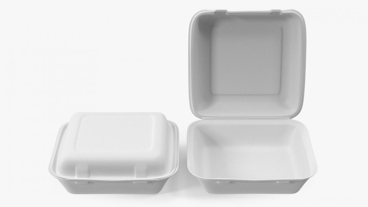 3D model Compostable Food Container Set