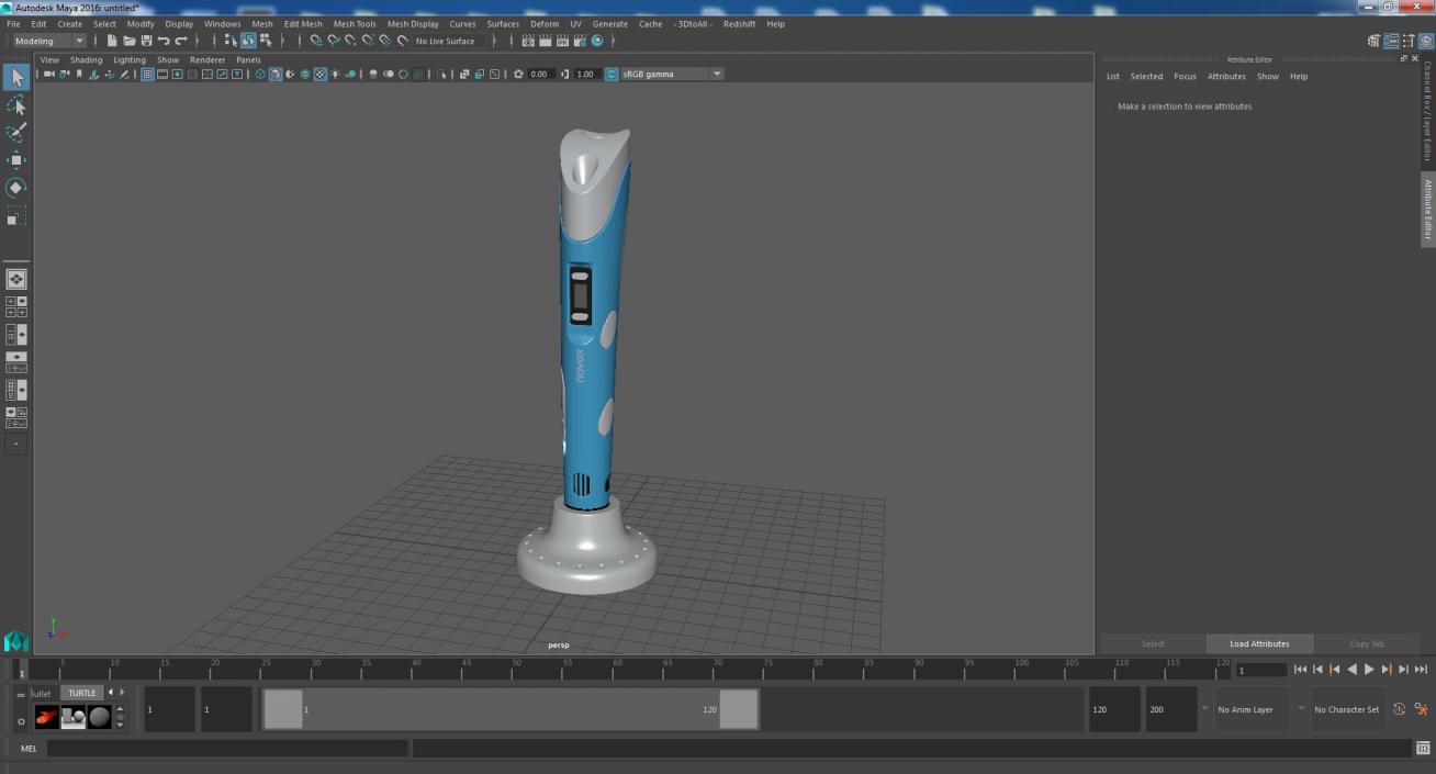 3D model Novex NPEN-88 3D Pen Blue