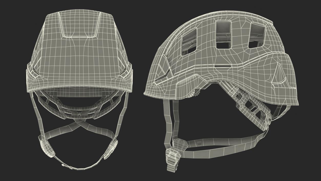 3D Petzl Strato Vent Hi-Viz Helmet