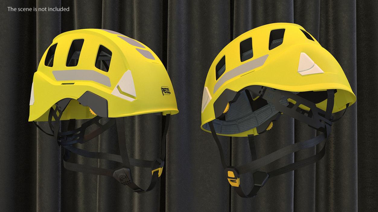 3D Petzl Strato Vent Hi-Viz Helmet