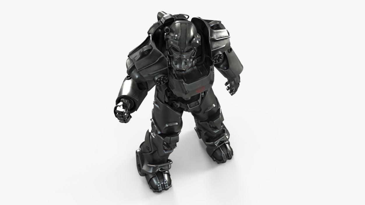 Fallout Combat Armor T 60 Thumb Up 3D model