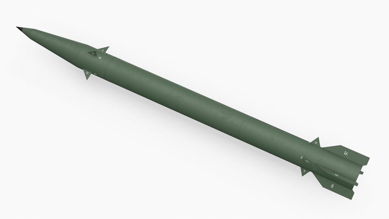 3D model Iranian Fateh-110 Missile