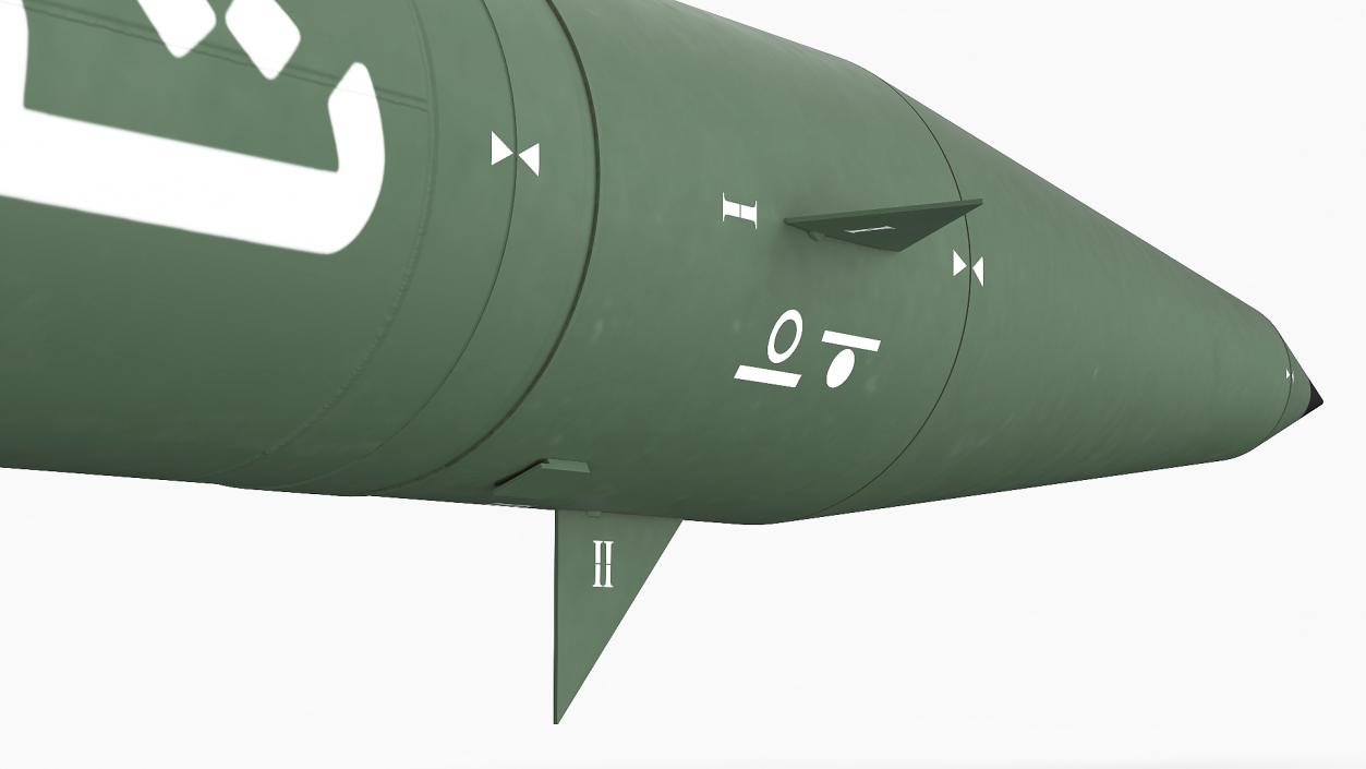 3D model Iranian Fateh-110 Missile