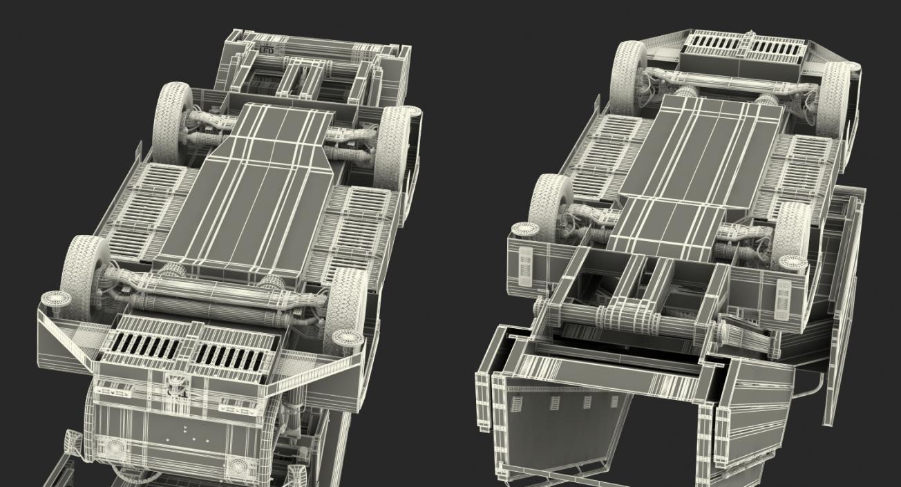 3D model Passenger Boarding Stairs Vehicle TLD ABS 580