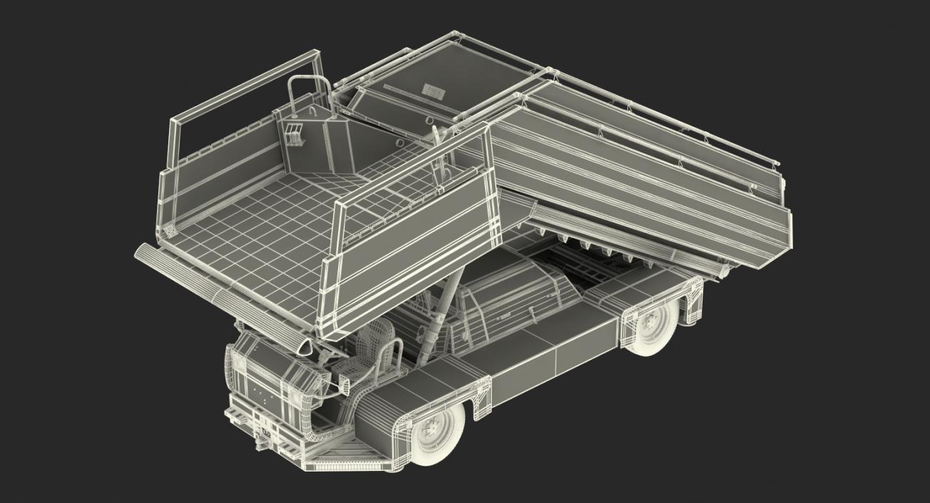 3D model Passenger Boarding Stairs Vehicle TLD ABS 580