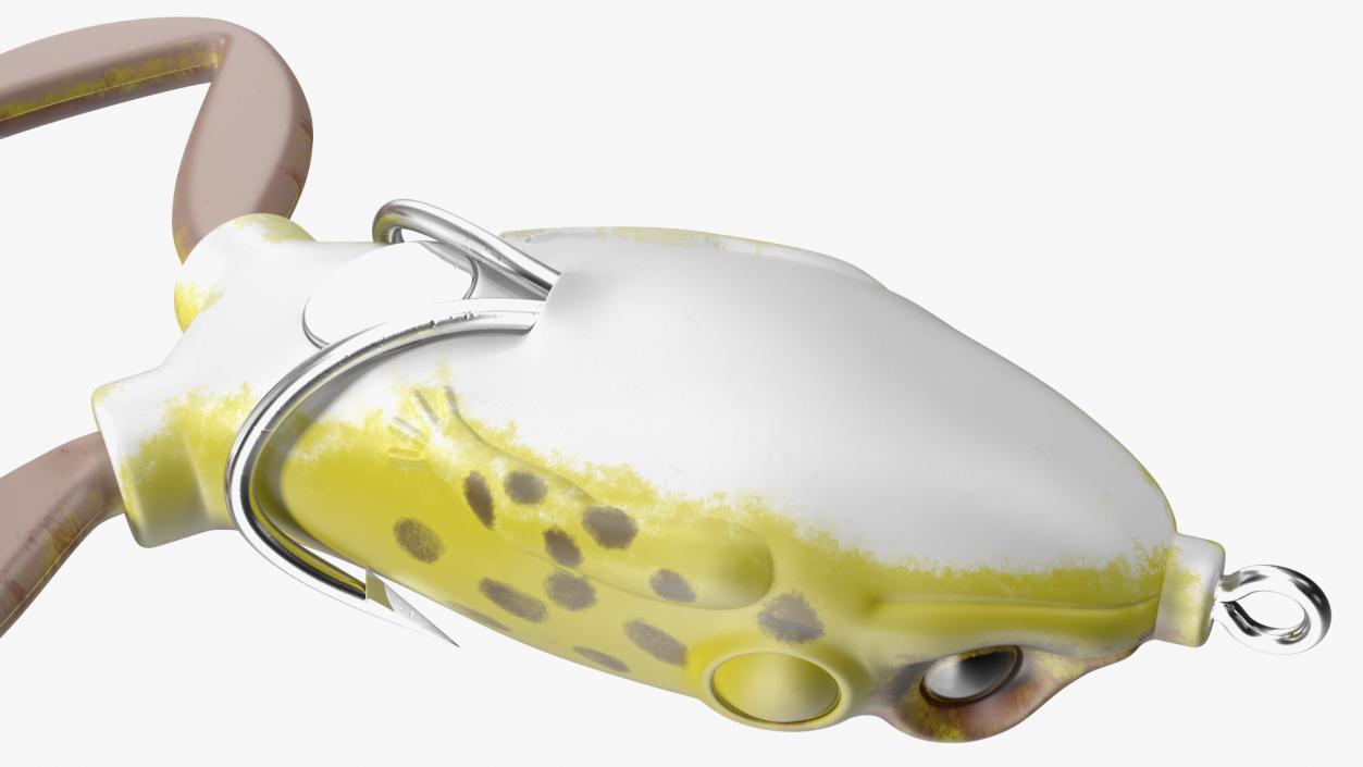 3D Frog Topwater Lure model