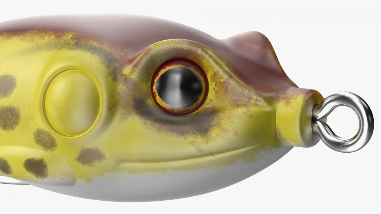 3D Frog Topwater Lure model