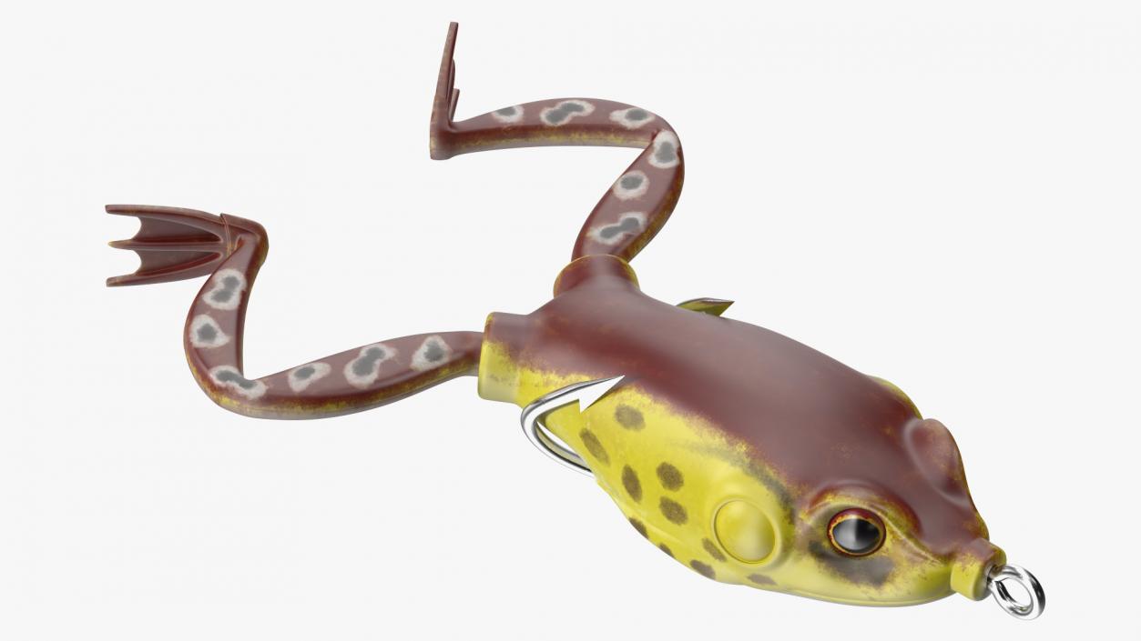 3D Frog Topwater Lure model