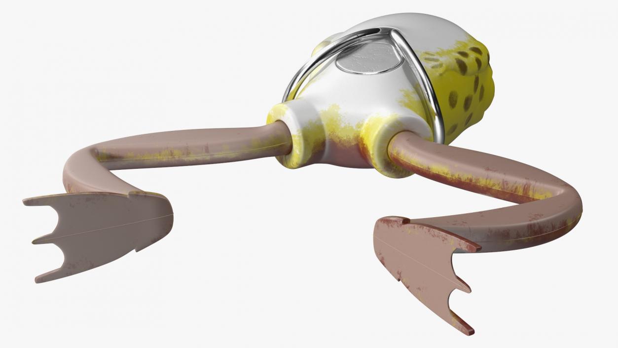 3D Frog Topwater Lure model