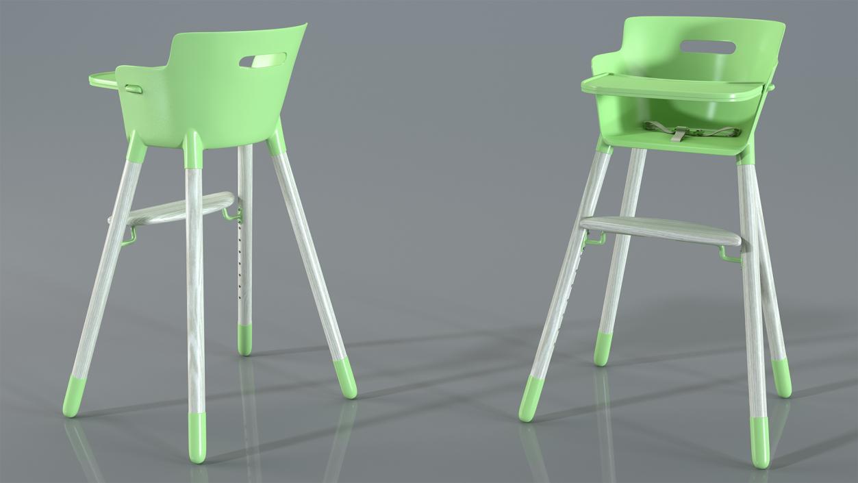 3D Baby Dining Highchair