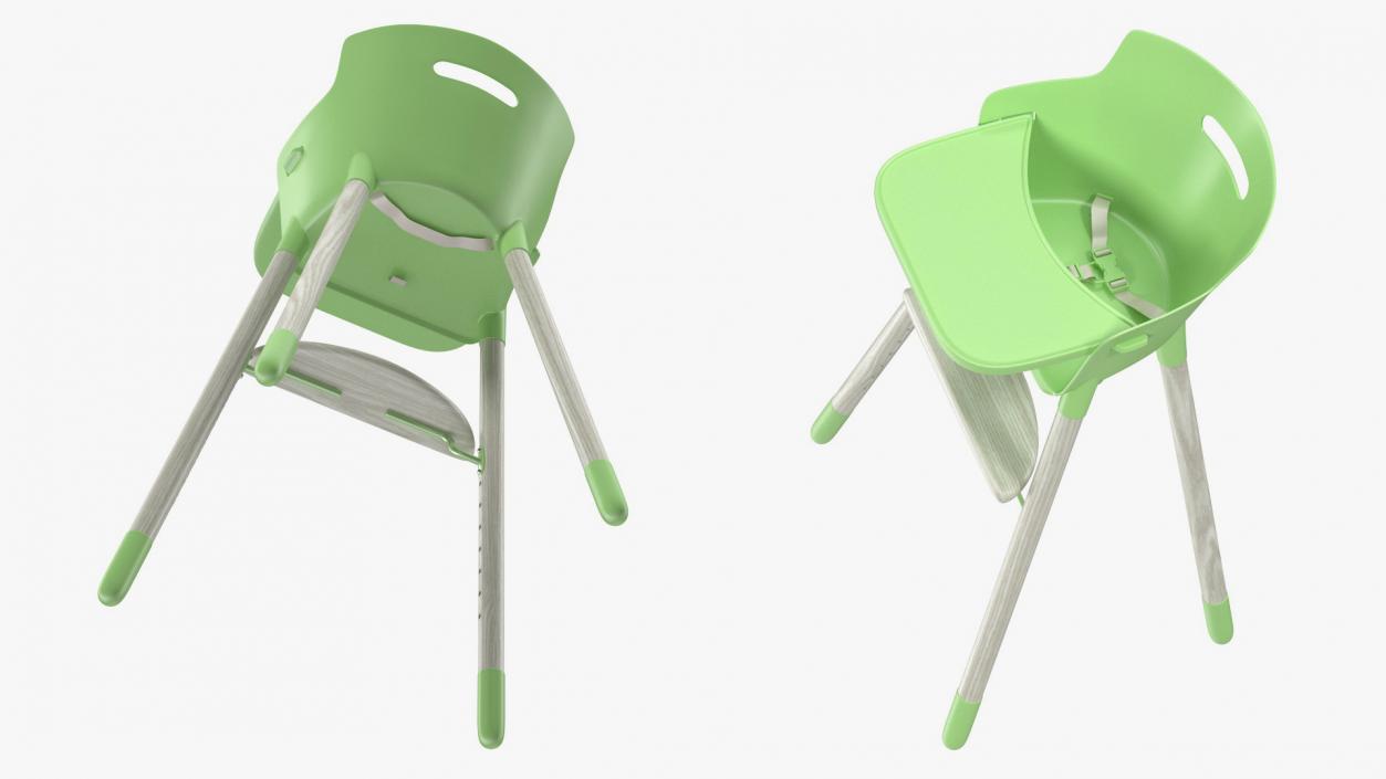 3D Baby Dining Highchair