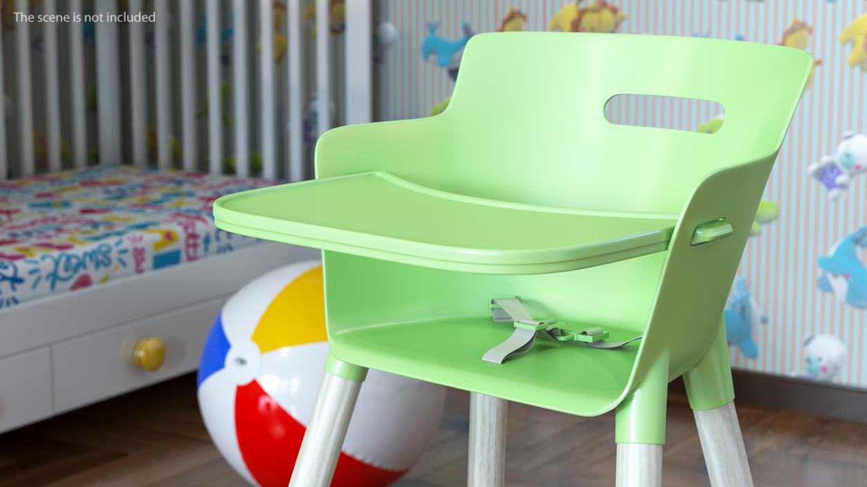 3D Baby Dining Highchair