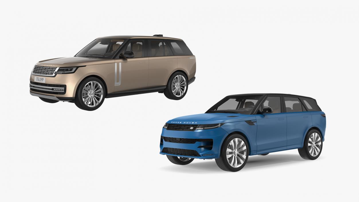 3D Range Rover Landrovers Collection model