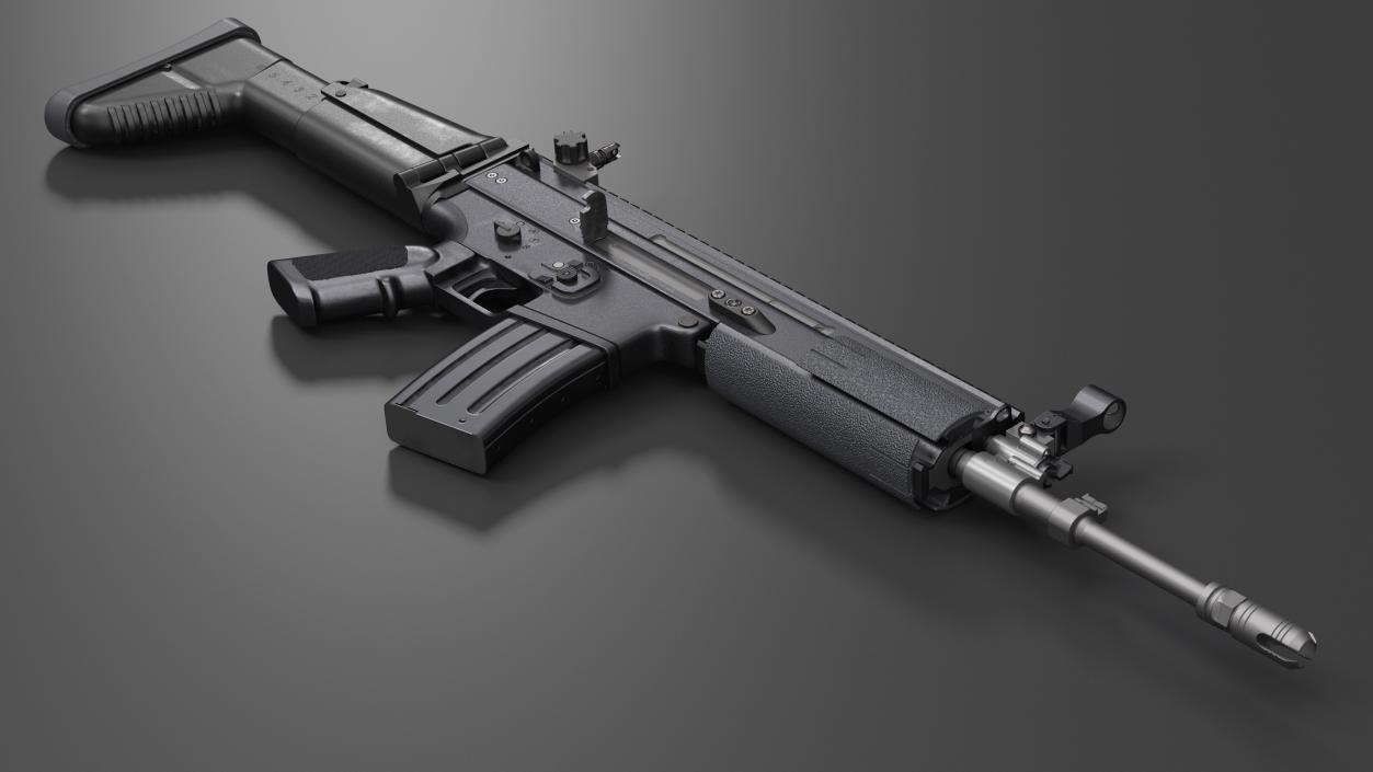 3D model FN SCAR Combat Rifle