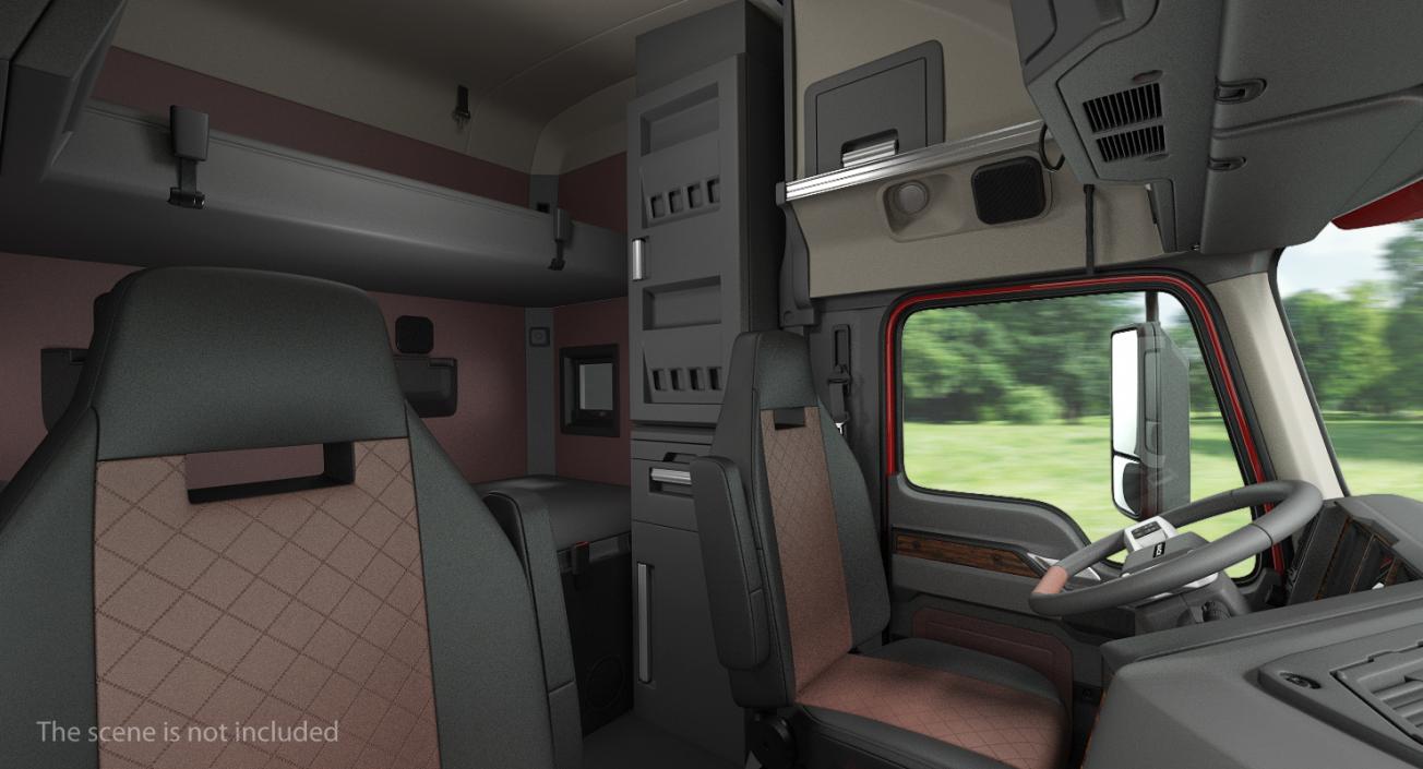 3D Mack Truck Cabin