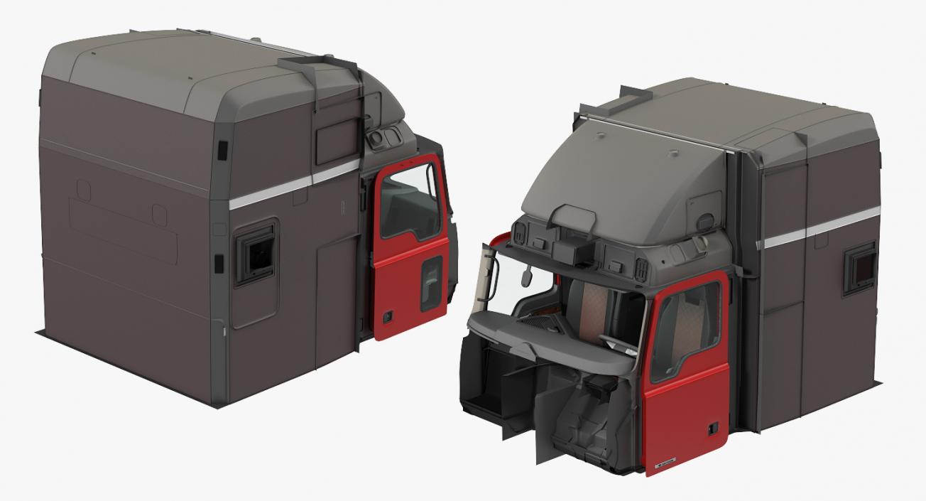 3D Mack Truck Cabin