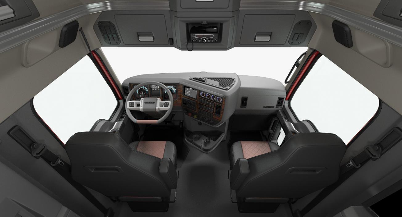 3D Mack Truck Cabin