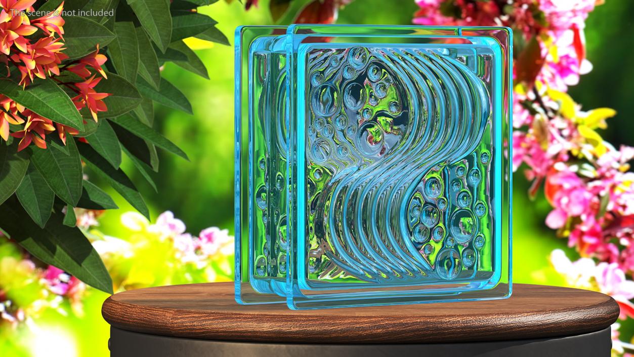 3D model Glass Blocks Collection 3