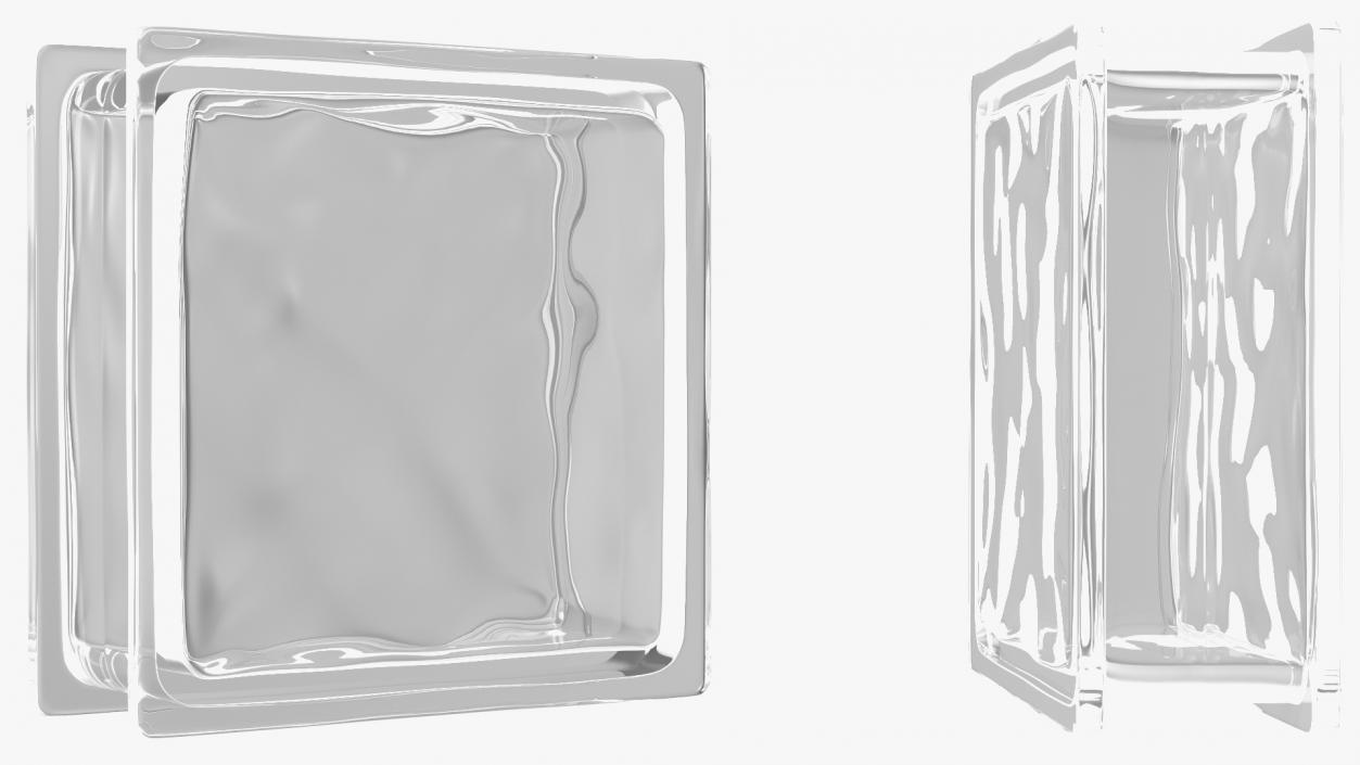 3D model Glass Blocks Collection 3