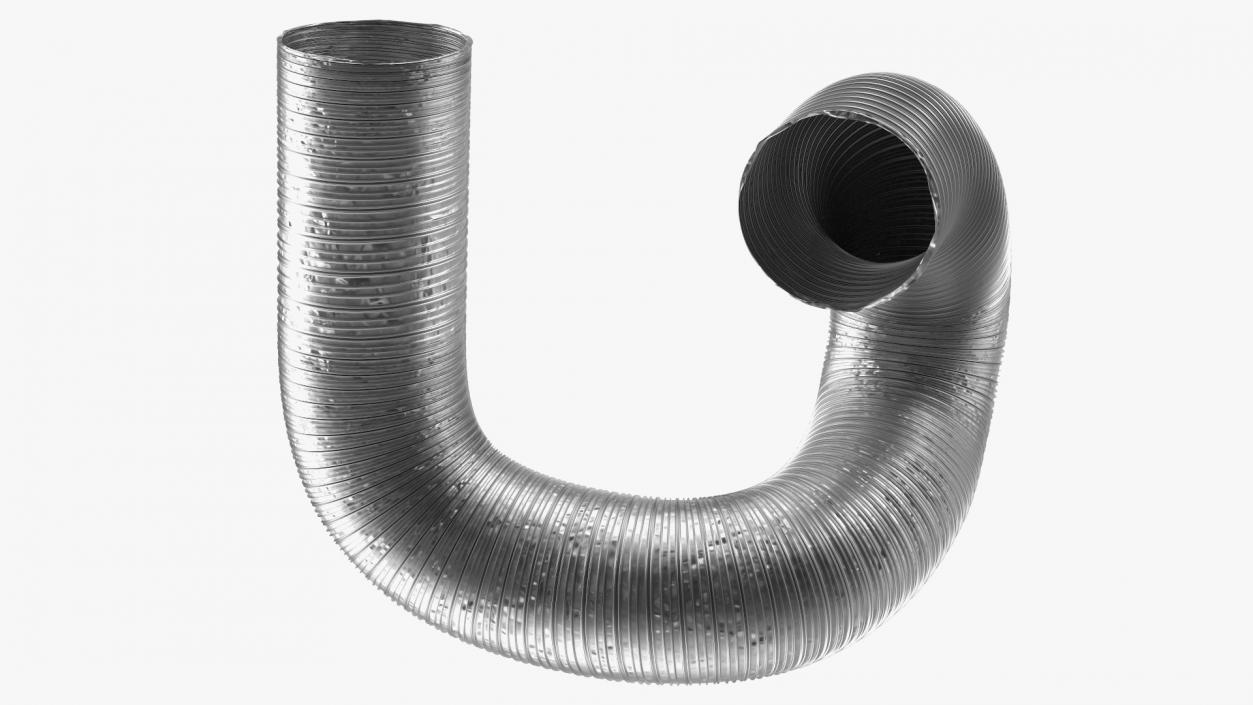 Flexible Aluminum Foil Duct 3D