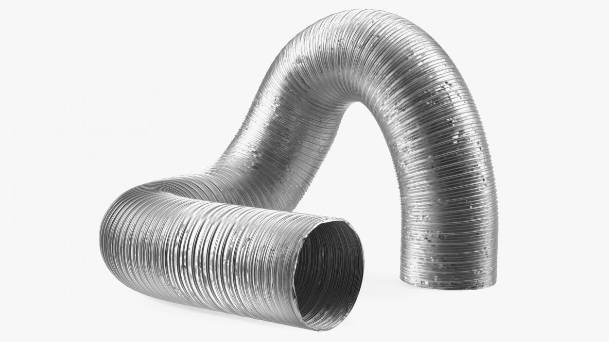 Flexible Aluminum Foil Duct 3D