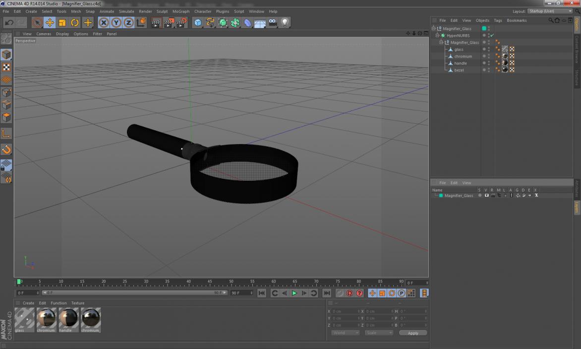 3D model Magnifier Glass