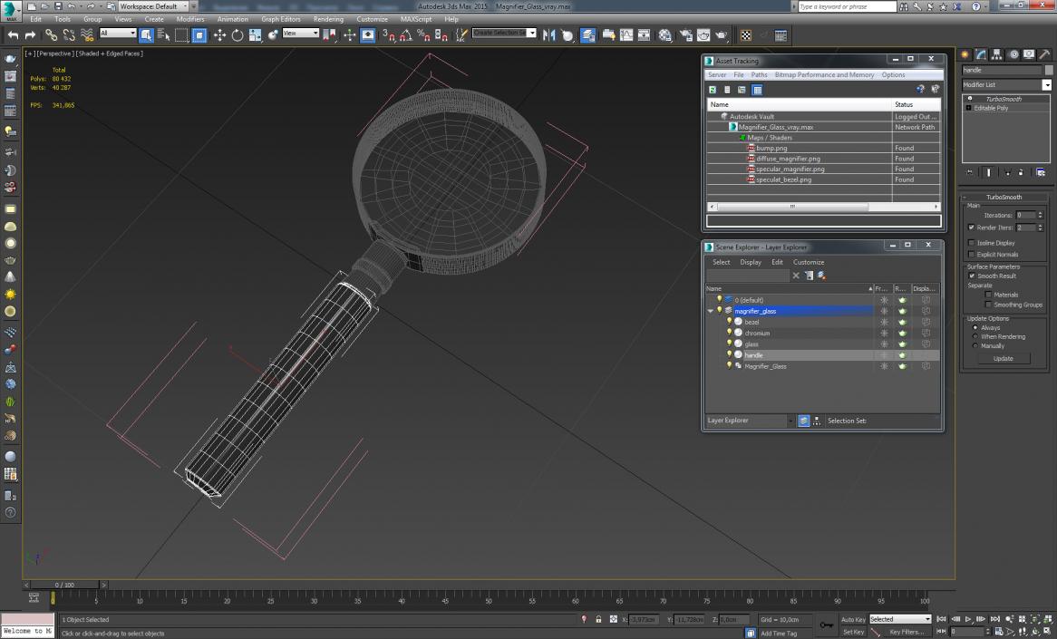 3D model Magnifier Glass