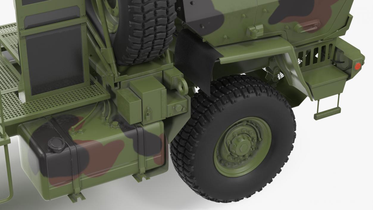 3D Oshkosh FMTV 5 Ton Tractor Camo Rigged model