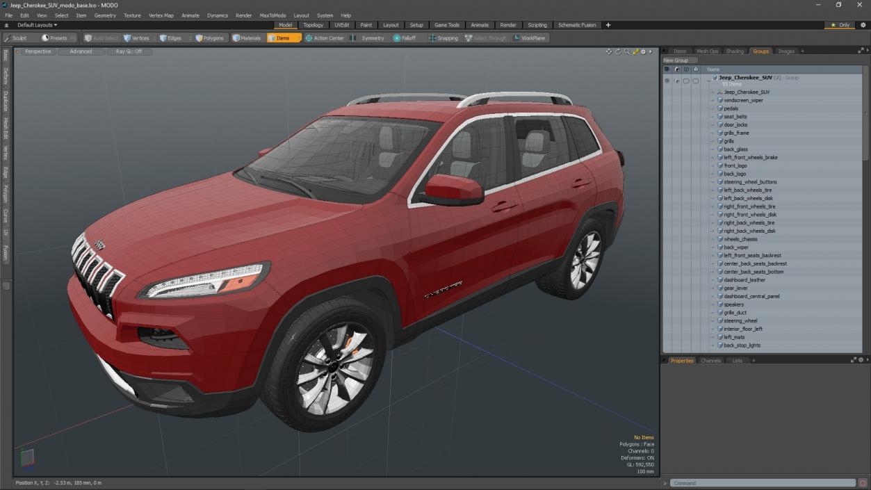 Jeep Cherokee SUV 3D