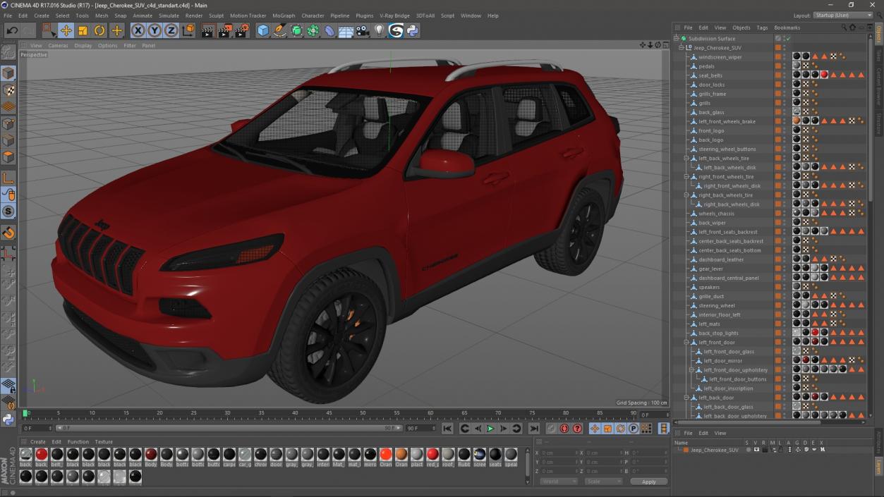 Jeep Cherokee SUV 3D