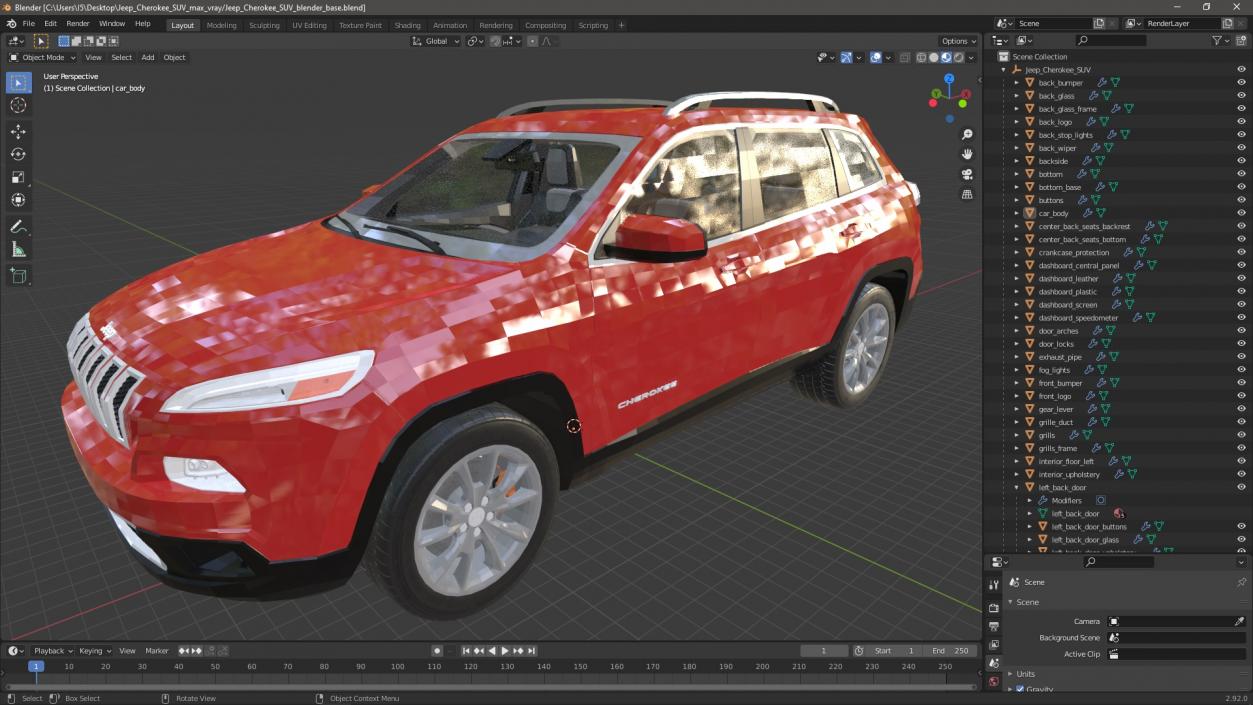 Jeep Cherokee SUV 3D