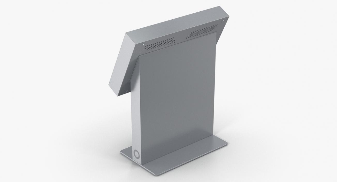 3D Electronic Kiosks and Banner Stands Collection