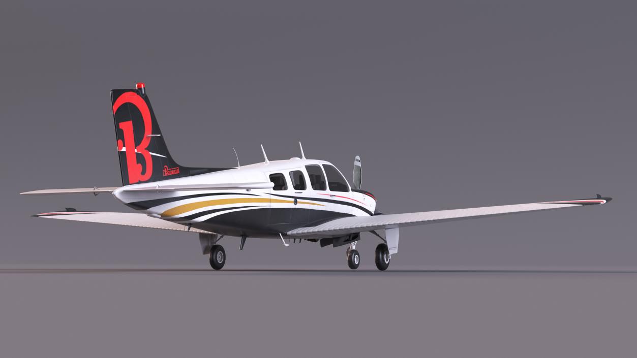 Beechcraft Bonanza Plane 3D model