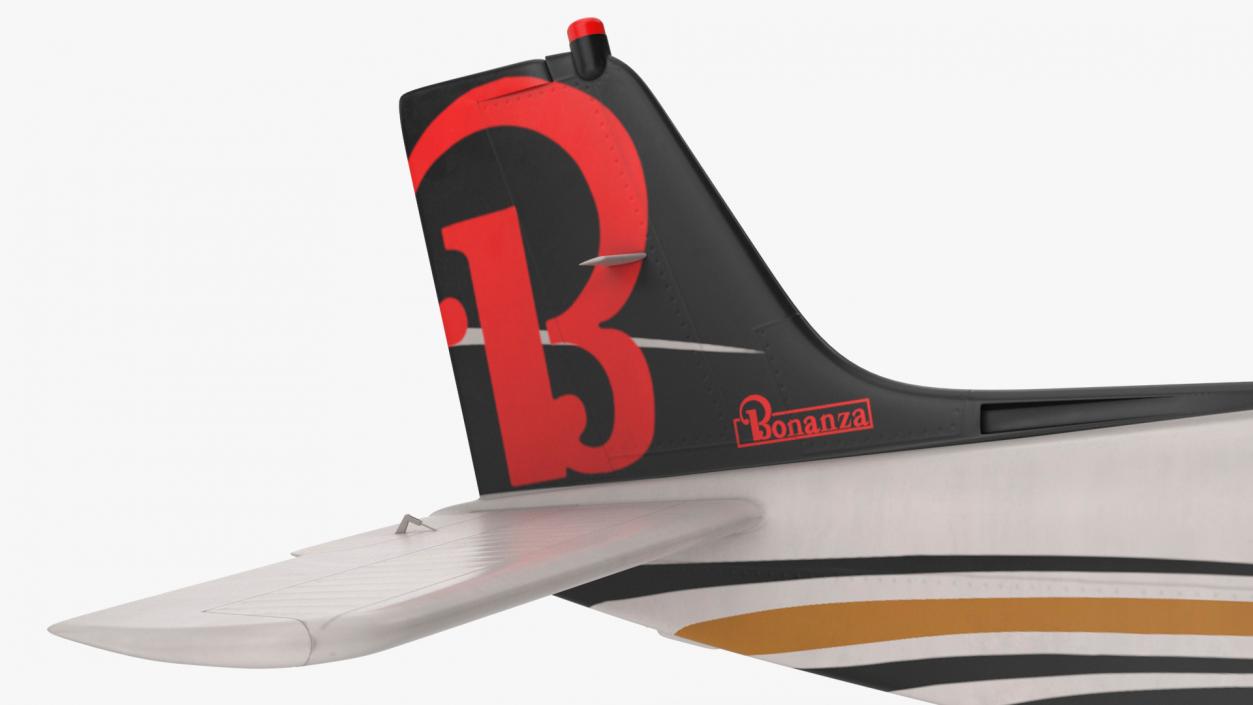 Beechcraft Bonanza Plane 3D model