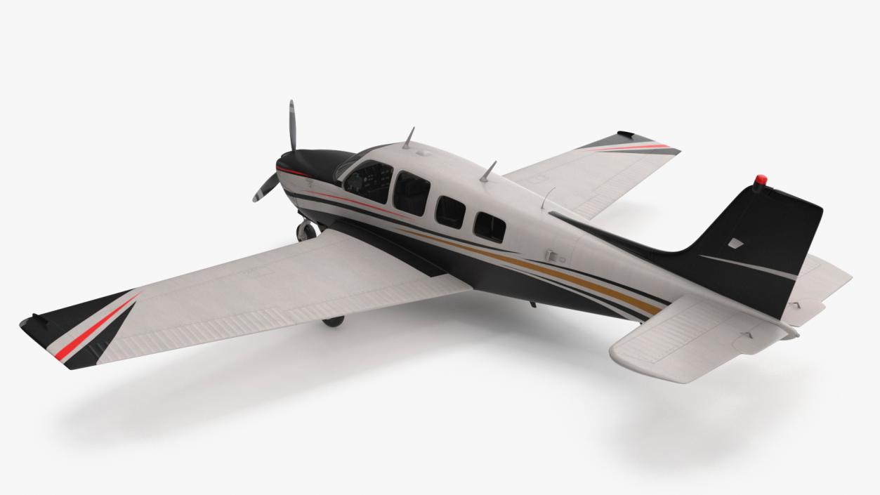 Beechcraft Bonanza Plane 3D model