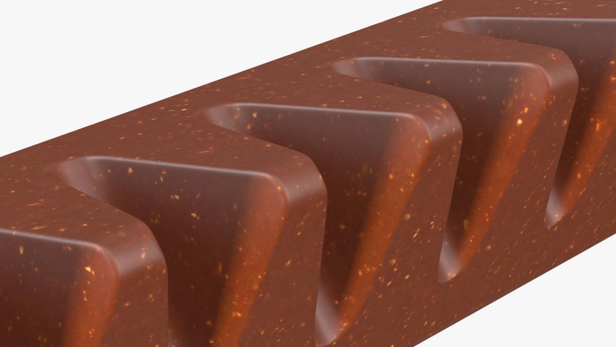 3D Milk Chocolate Bar model