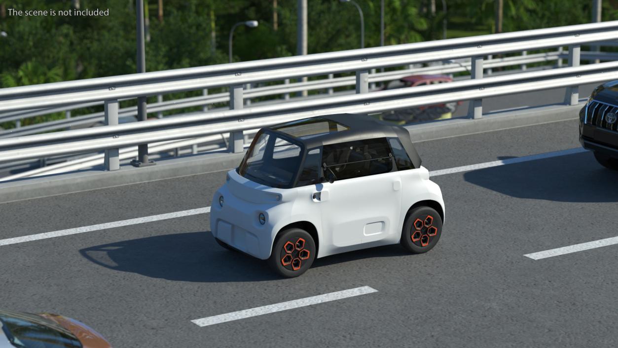 3D Urban Electric Car model